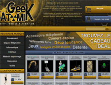 Tablet Screenshot of geekatomik.com